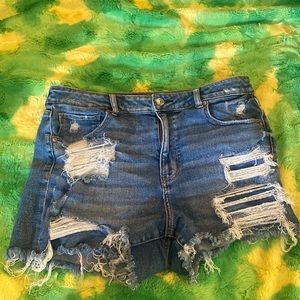 American Eagle Distressed Shorts